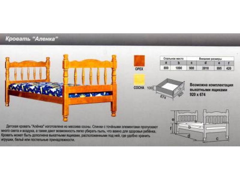 кровать аленка в Иркутске
