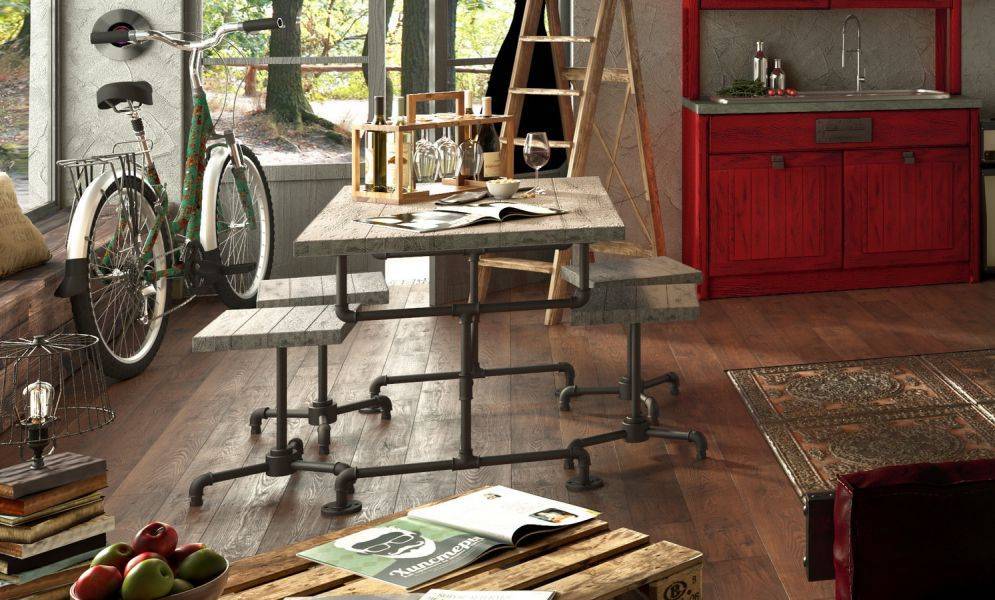 столовая группа home collection в стиле loft в Иркутске