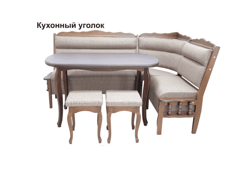 светлый кухонный уголок в Иркутске