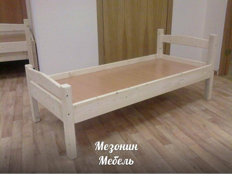 кровать детская из массива мезонин эко в Иркутске