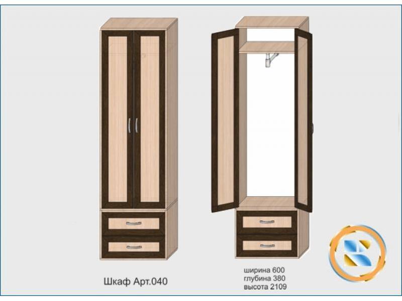 шкаф арт 040 в Иркутске