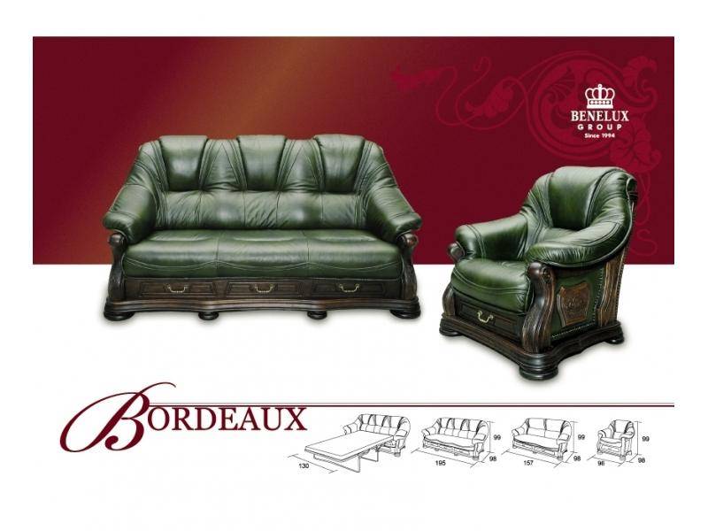 диван из кожи bordeaux в Иркутске