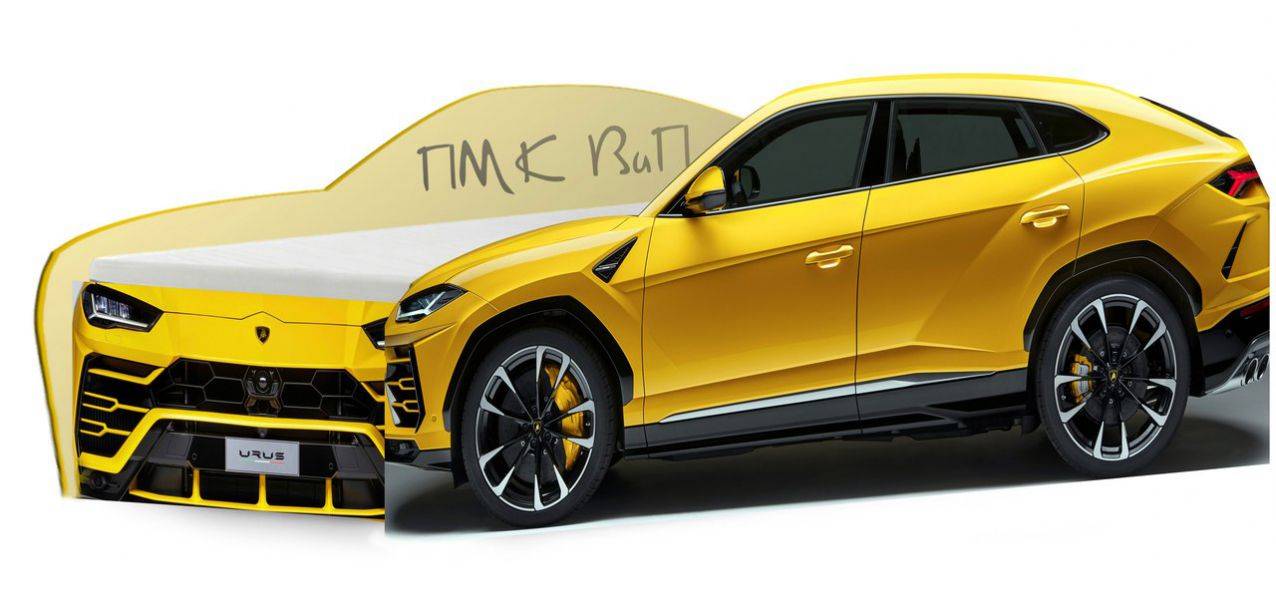 кровать-машинка lamborghini urus в Иркутске