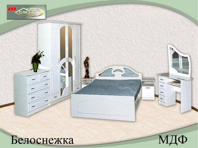 спальня белоснежка (мдф) в Иркутске