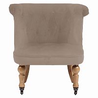 кресло amelie french country chair бежевое в Иркутске