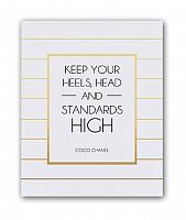 постер keep your heels а3 в Иркутске