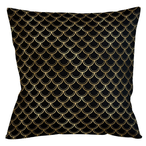 интерьерная подушка «чешуйки двойные» (ночь) в Иркутске