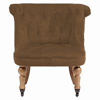 кресло amelie french country chair коричневое в Иркутске