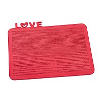 разделочная доска happy board love, красная в Иркутске