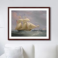 картина: the topsail schooner, 1838г. в Иркутске