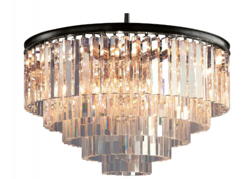 люстра odeon 5 rings черное основание в Иркутске