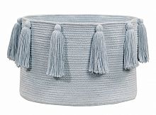 корзина с кистями голубая в Иркутске