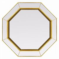 зеркало золотое венецианское восьмиугольное espresso gold в Иркутске
