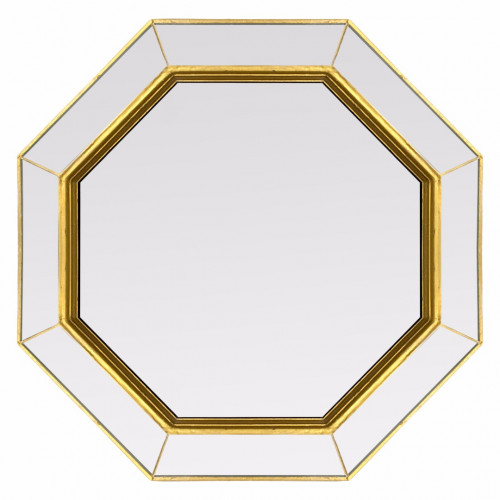 зеркало золотое венецианское восьмиугольное espresso gold в Иркутске
