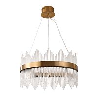 люстра stripglass 50 латунь, прозрачное стекло в Иркутске