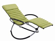 шезлонг-качалка lounge зеленый в Иркутске