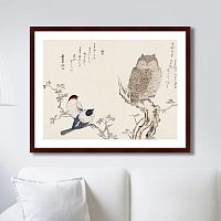 картина: smart owl watching, 1793г. в Иркутске
