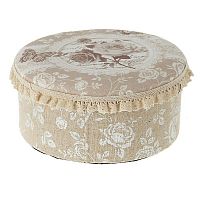 коробка с крышкой martha бежевого цвета в Иркутске