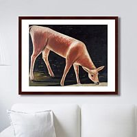 картина: roe deer drinking from a stream, 1901г. в Иркутске