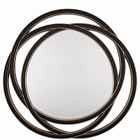 зеркало круглое черное большое диаметр 120 см round s в Иркутске