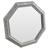 зеркало серебряное восьмиугольное с декором sparkle silver в Иркутске