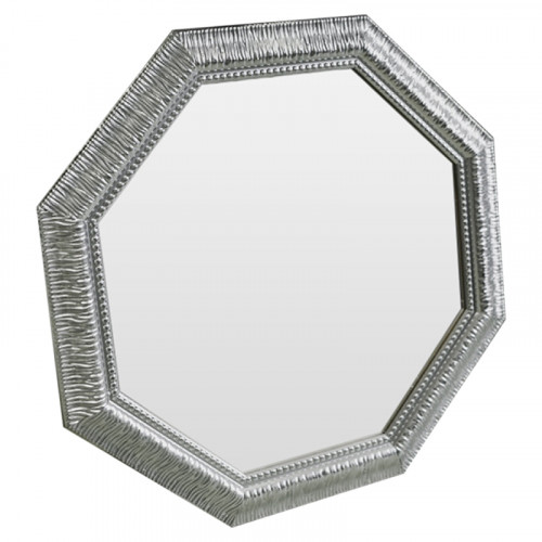 зеркало серебряное восьмиугольное с декором sparkle silver в Иркутске