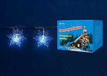 светодиодная гирлянда «снежинки-1» 700см (07930) uniel uld-s0700-050/dta white ip20 snowflakes-1 в Иркутске