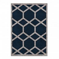 ковер ahston blue 150x220 синий в Иркутске