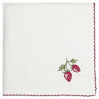 салфетка strawberry red w/embroidery в Иркутске