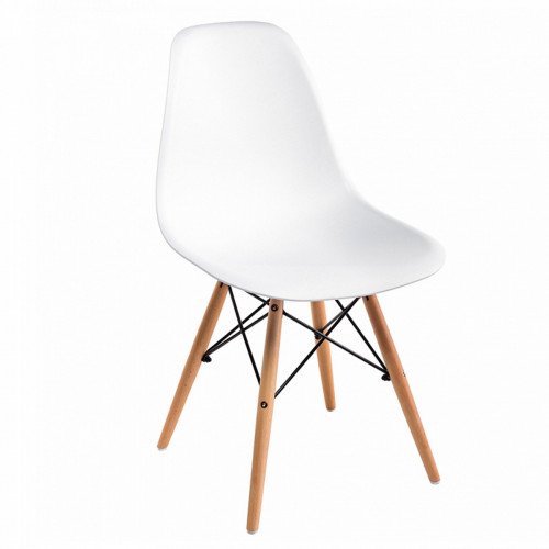 стул деревянный eames pc-015 white в Иркутске