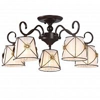 потолочная люстра arte lamp 72 a5495pl-5br в Иркутске