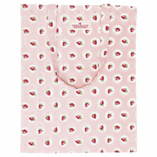 сумка хлопковая strawberry pale pink в Иркутске