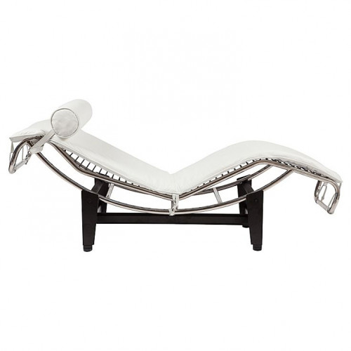 шезлонг chaise longue lc4 белый в Иркутске