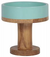 ваза настольная rustic chic bowl blue wood в Иркутске