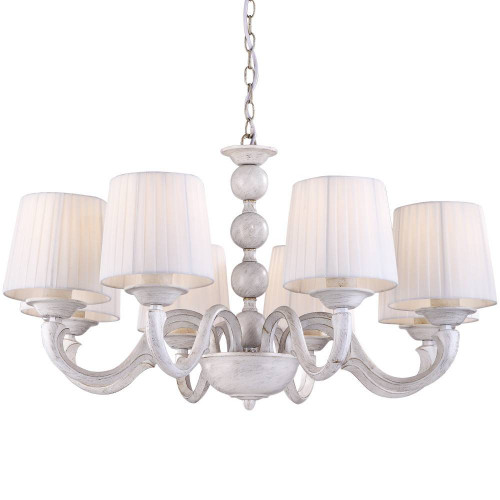 подвесная люстра arte lamp alba a9395lm-8wg в Иркутске