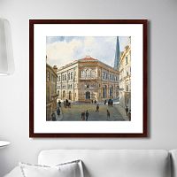 картина: view of the riga stock exchange, 1880г. в Иркутске