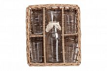 набор для пикника в плетеной корзинке picnic в Иркутске