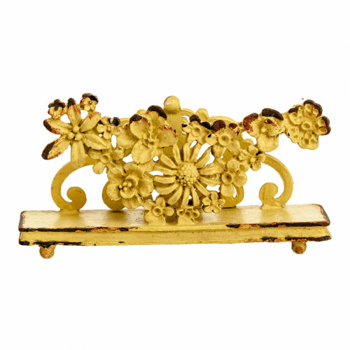 подставка для визиток pewter flower золотой в Иркутске