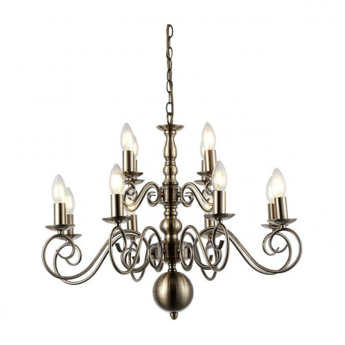 подвесная люстра arte lamp a1129lm-12ab в Иркутске