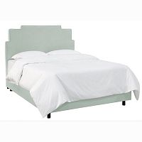 кровать двуспальная 160x200 зеленая paxton bed mint в Иркутске