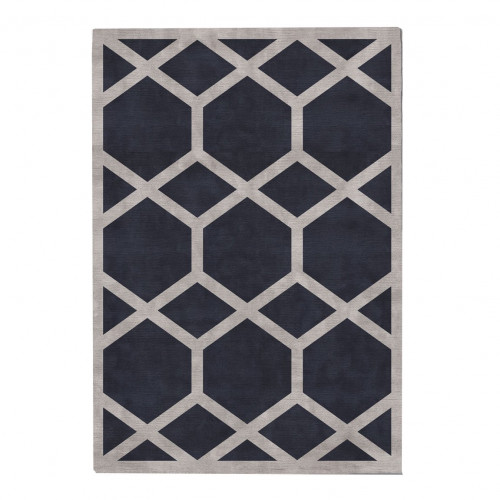 ковер ashton steel 200x290 серый в Иркутске