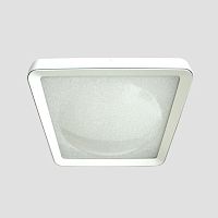 потолочный светодиодный светильник ambrella light orbital crystal sand fs1216 wh/wh 72w+29w d500*500 в Иркутске