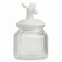 декоративная банка с крышкой deer маленькая в Иркутске