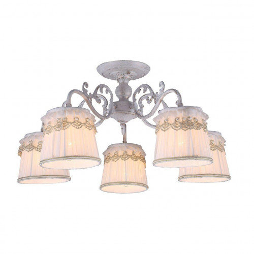 потолочная люстра arte lamp merletto a5709pl-5wg в Иркутске