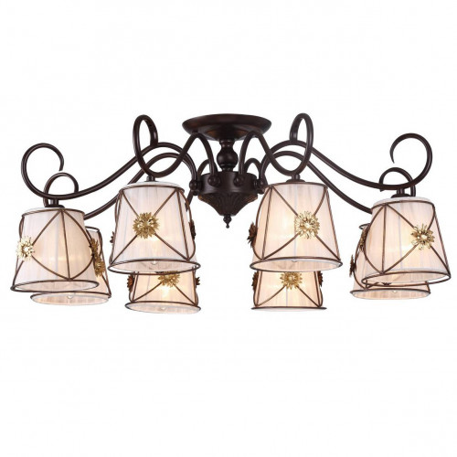 потолочная люстра arte lamp 72 a5495pl-8br в Иркутске