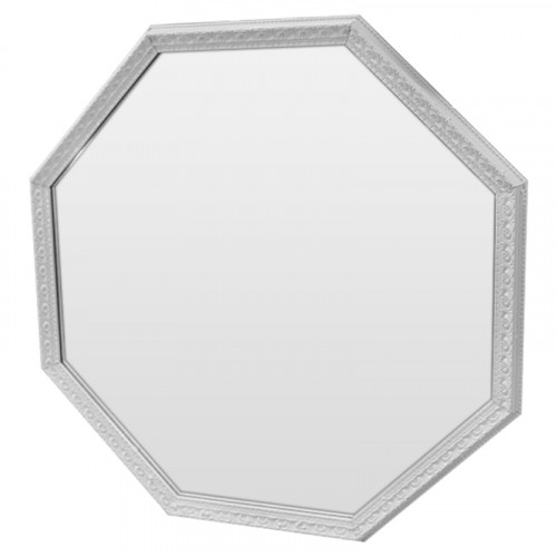 зеркало белое восьмиугольное white delight в Иркутске