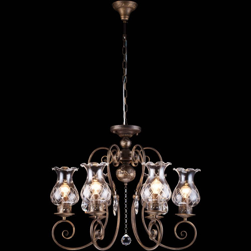 подвесная люстра arte lamp palermo a2053lm-6br в Иркутске