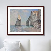 картина: the rock needle and the porte d'aval, 1885г. в Иркутске