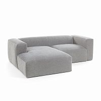 диван блок sofa двухместный левый угол серый от la forma (ex julia grup) в Иркутске