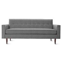 диван bantam sofa прямой светло-серый в Иркутске